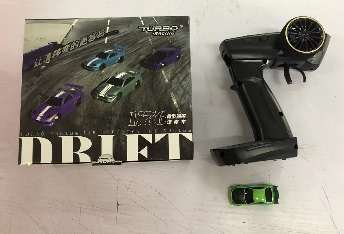 1:76 RC Drift Auto C64 für Jungen, Turbo Racing, Tischrennen, Modellauto mit SVC Gyro und LED - Image 11