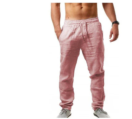 Austin – Atemberaubende Herren-Linnen-Lose Freizeit-Sporthose - Image 12