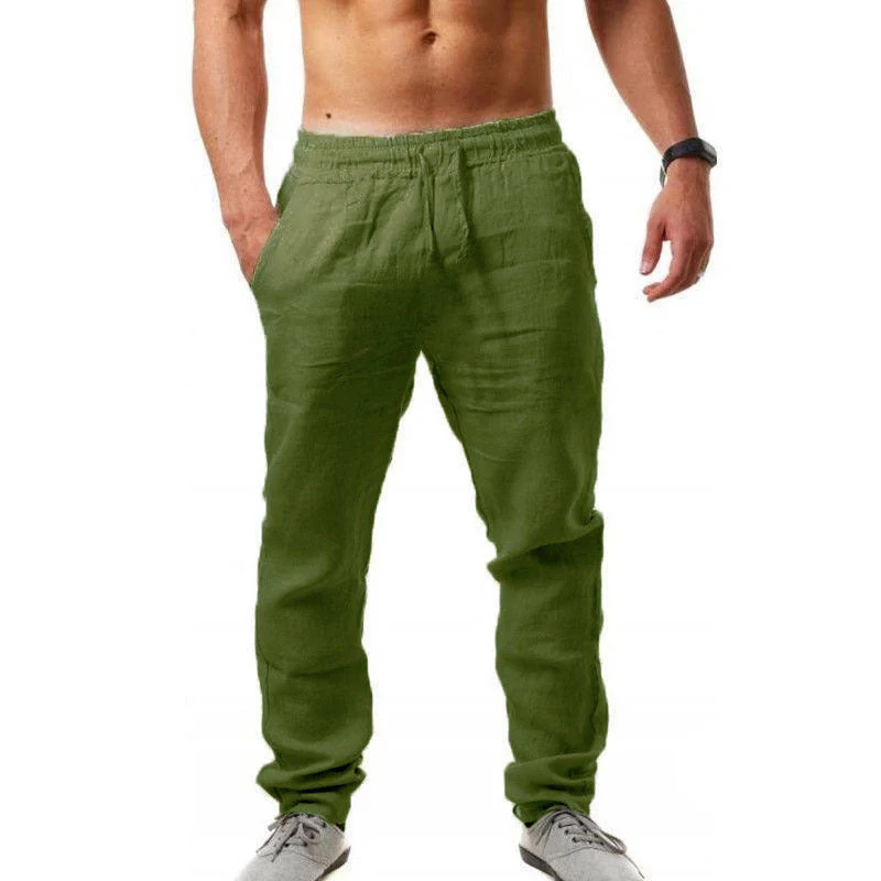 Austin – Atemberaubende Herren-Linnen-Lose Freizeit-Sporthose - Image 5
