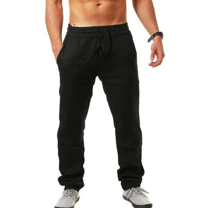 Austin – Atemberaubende Herren-Linnen-Lose Freizeit-Sporthose - Image 6
