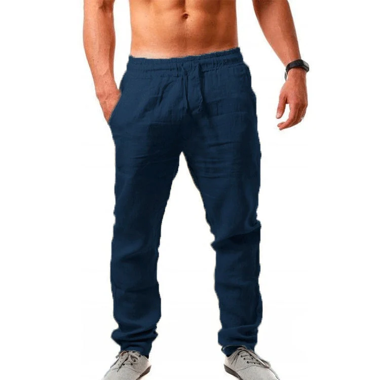 Austin – Atemberaubende Herren-Linnen-Lose Freizeit-Sporthose - Image 8
