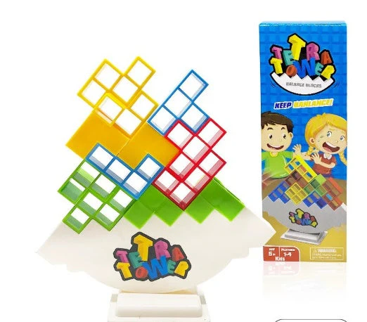 Balance Bausteine Geschicklichkeitsspiel für Kinder – Lern- & Stapelspiel ab 3 Jahren - Image 11