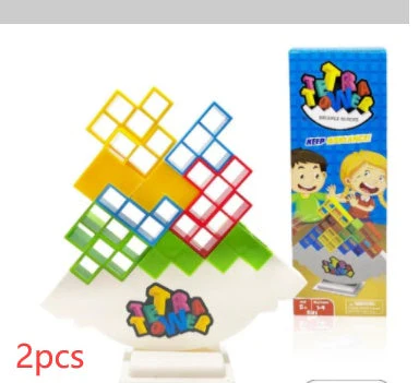 Balance Bausteine Geschicklichkeitsspiel für Kinder – Lern- & Stapelspiel ab 3 Jahren - Image 13