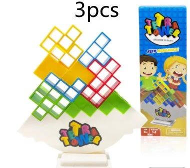 Balance Bausteine Geschicklichkeitsspiel für Kinder – Lern- & Stapelspiel ab 3 Jahren - Image 17