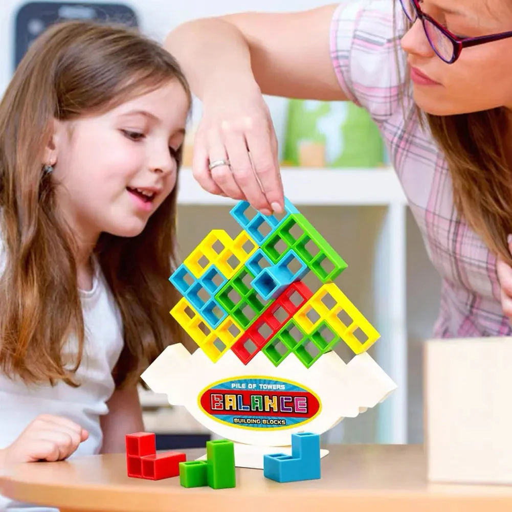 Balance Bausteine Geschicklichkeitsspiel für Kinder – Lern- & Stapelspiel ab 3 Jahren - Image 2