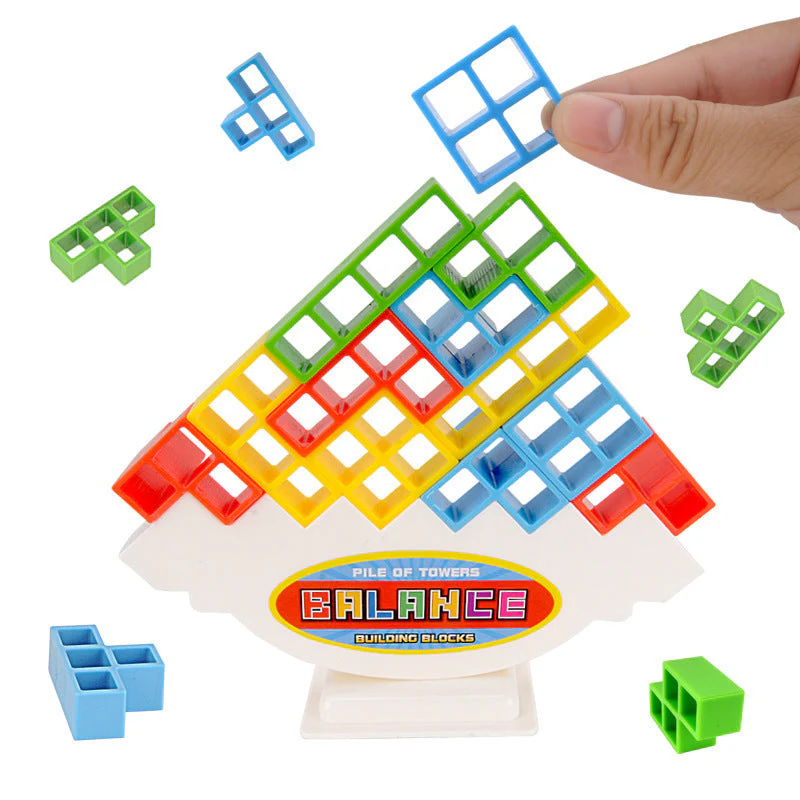 Balance Bausteine Geschicklichkeitsspiel für Kinder – Lern- & Stapelspiel ab 3 Jahren - Image 4