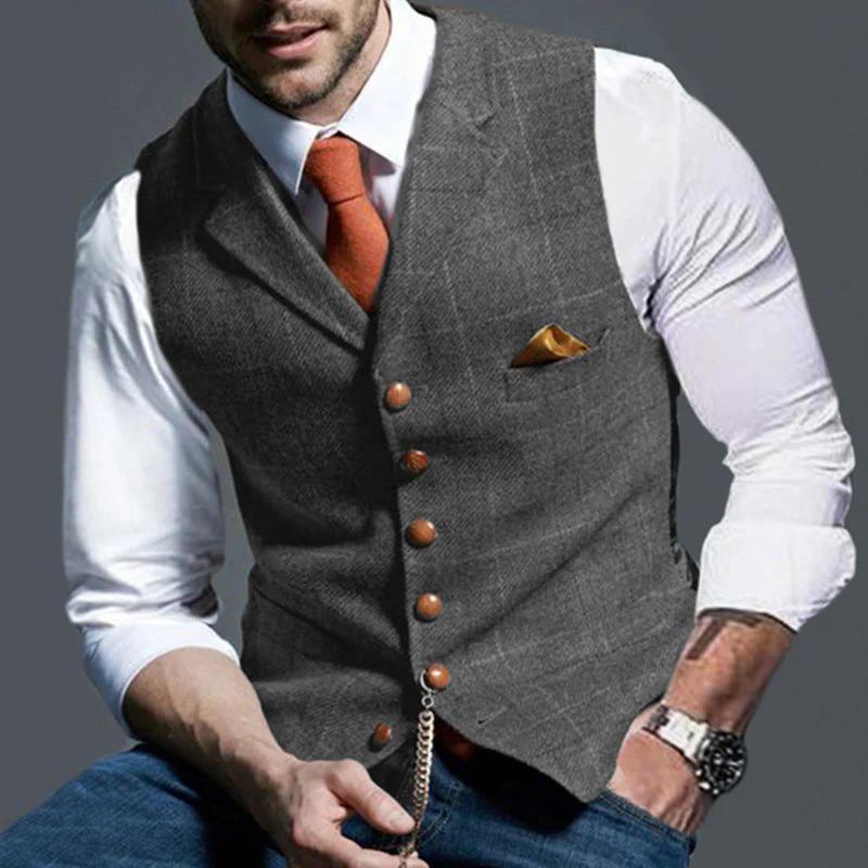 Conrad – Lässige Karo Slim Fit Herrenweste - Image 13