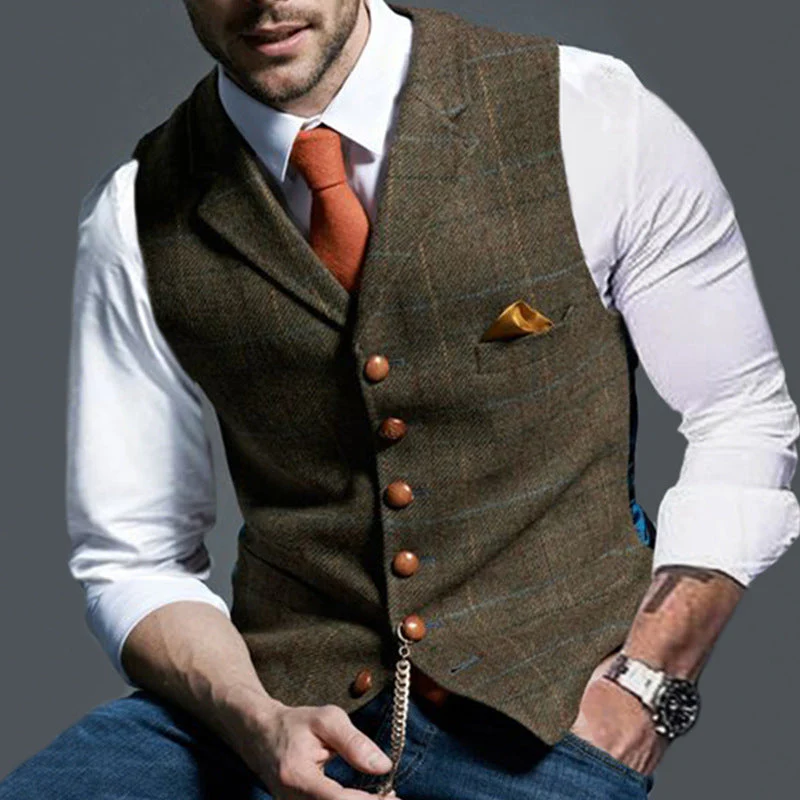 Conrad – Lässige Karo Slim Fit Herrenweste - Image 15