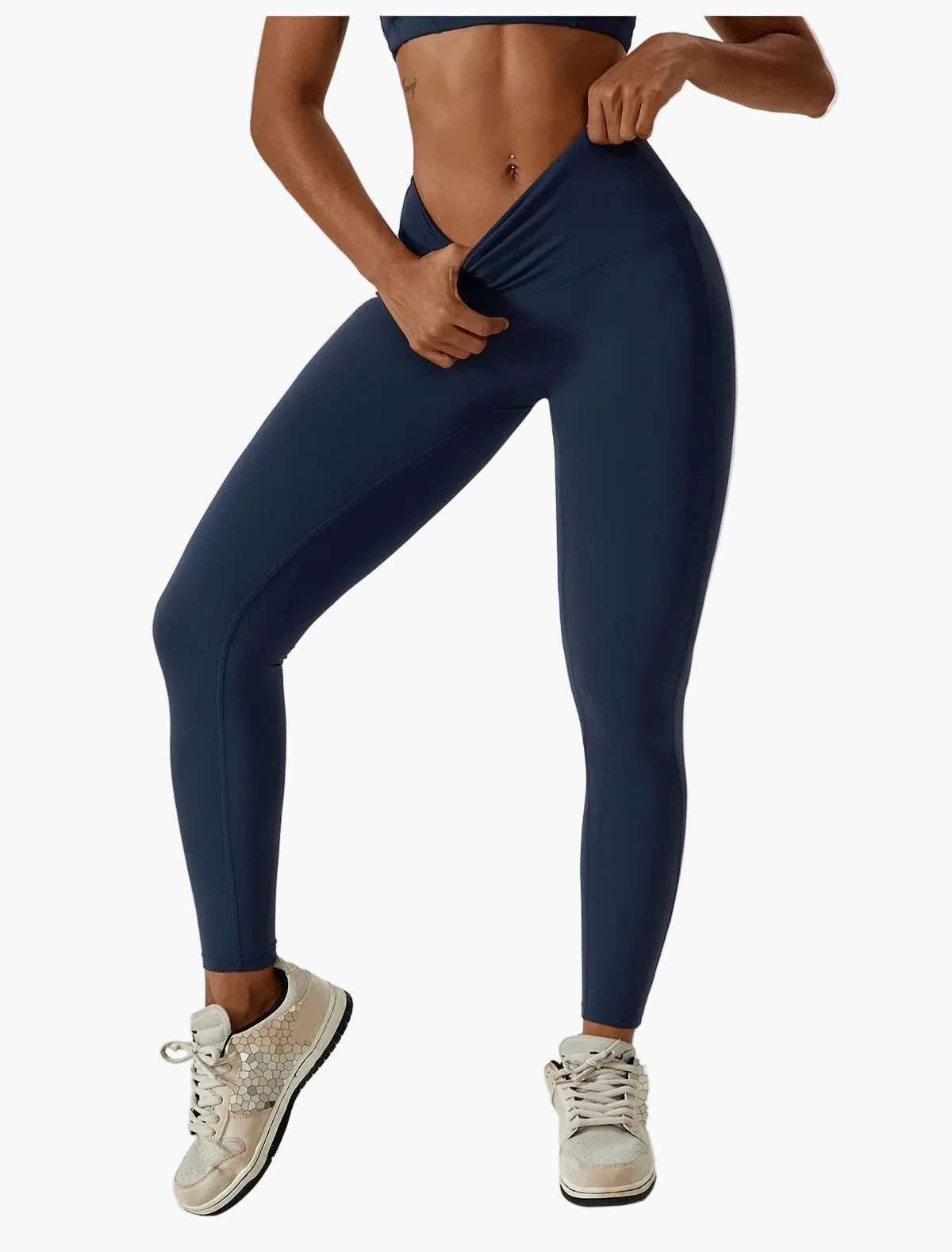 Damen 2-teiliges High Waist Sport Leggings & Top Set – Modernes Fitness- und Yoga-Outfit - Image 6