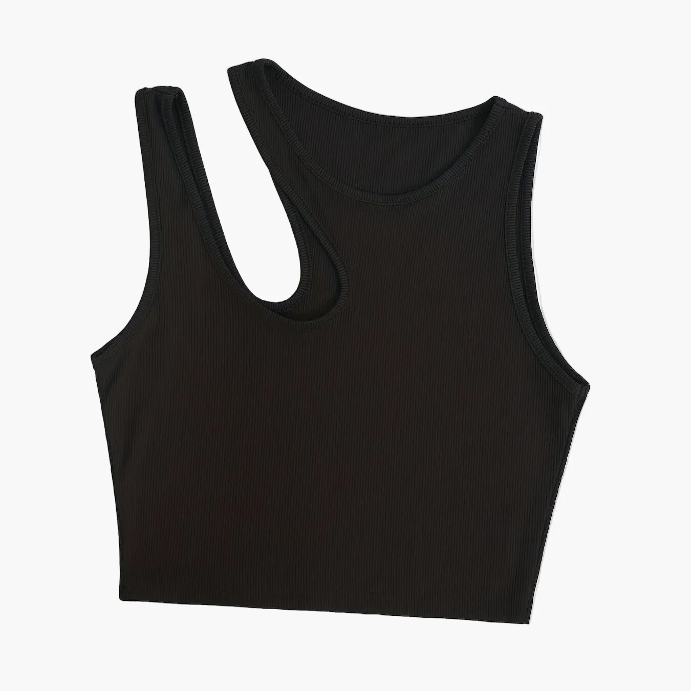 Damen Asymmetrisches Crop Top für Sommer – Modisches Party- und Freizeitoberteil - Image 10