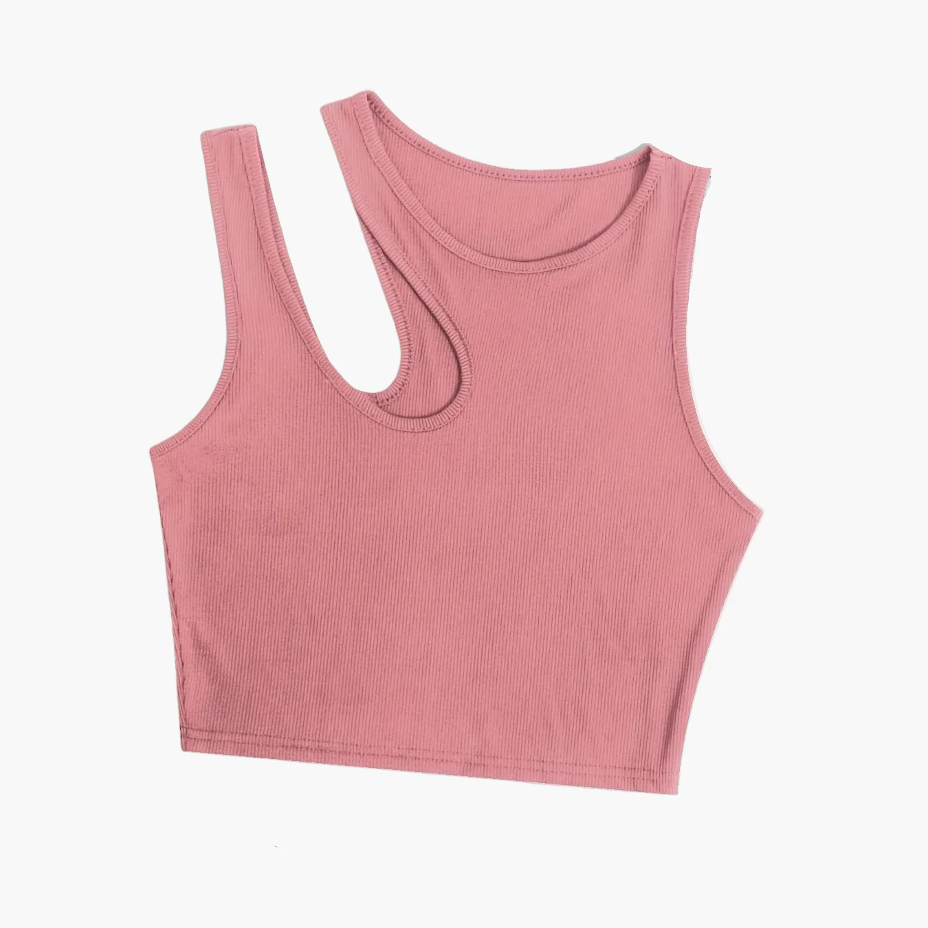 Damen Asymmetrisches Crop Top für Sommer – Modisches Party- und Freizeitoberteil - Image 11