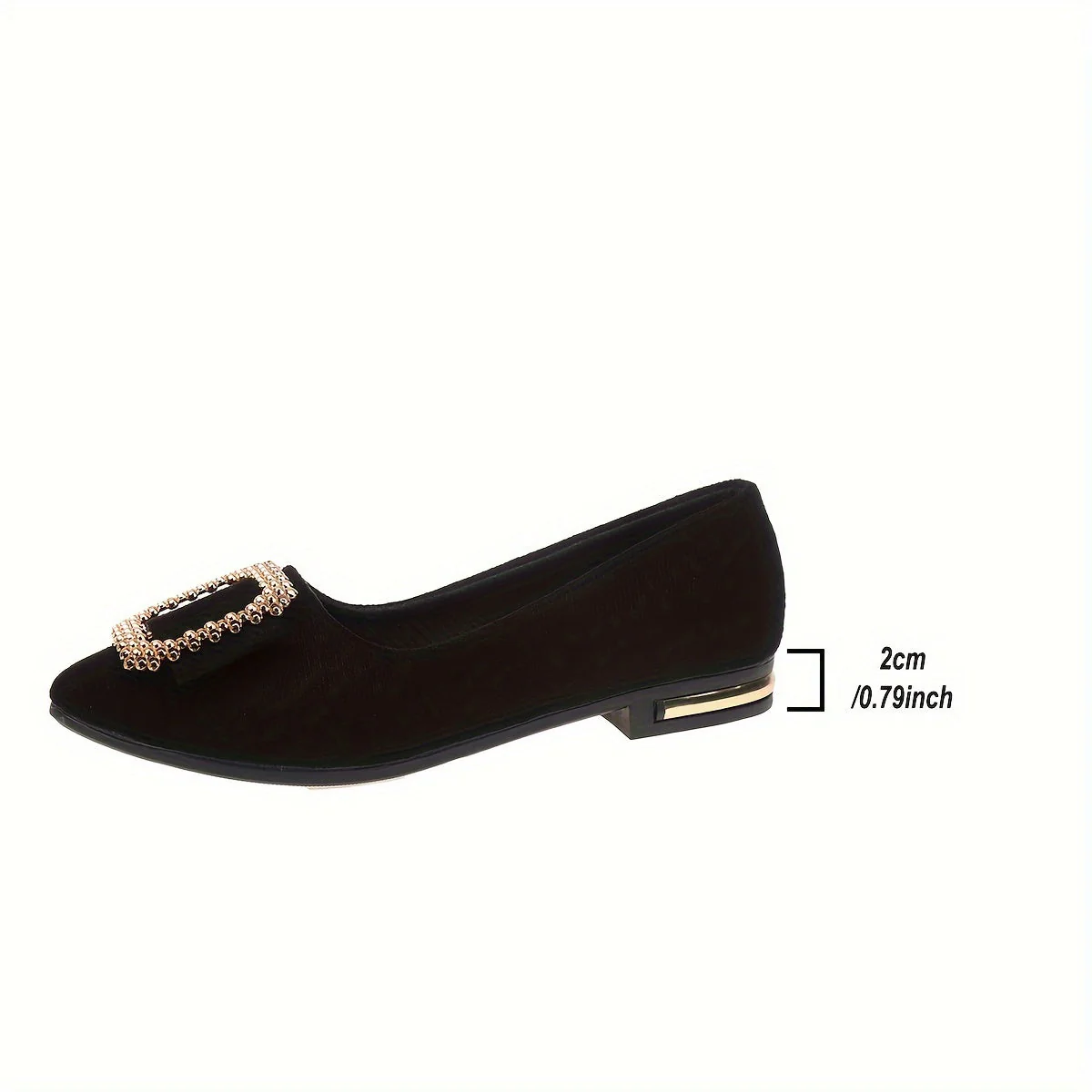Damen Ballerinas mit Strassverzierung und spitzer Zehenpartie – Elegante Slip-On Schuhe für Alltag und Büro - Image 10