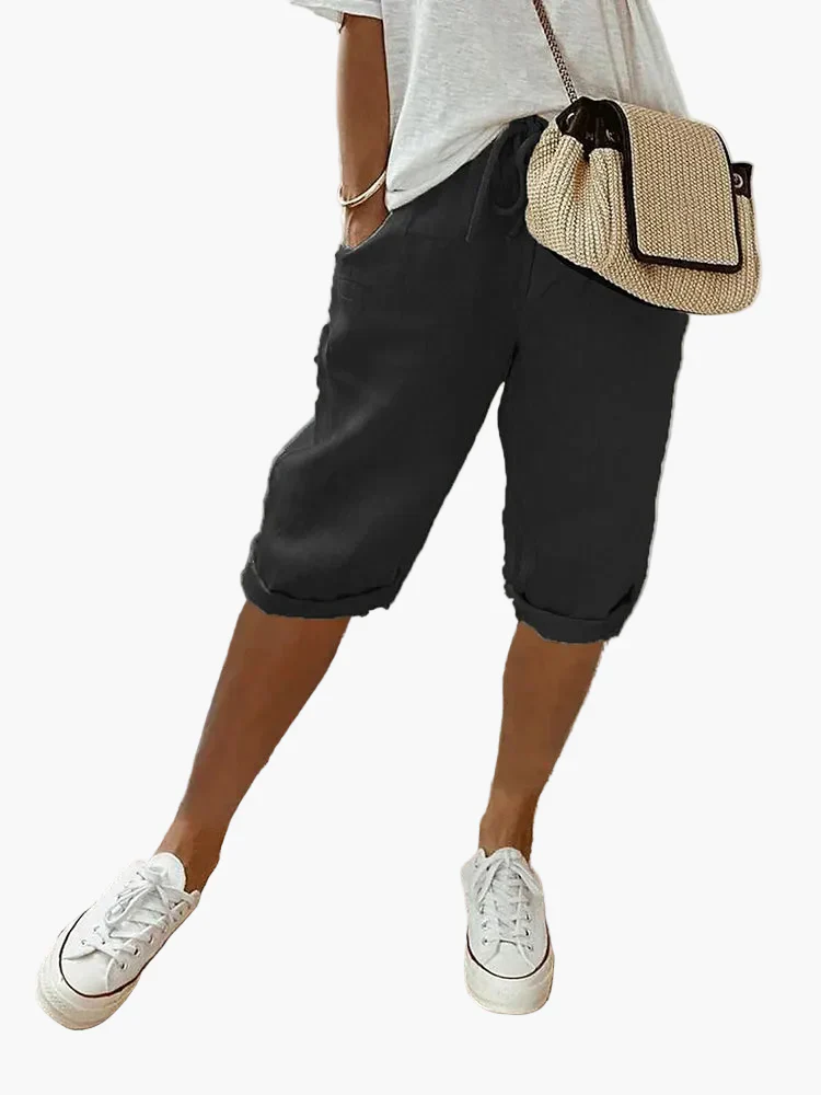 Damen Bermudashorts mit Kordelzug – Lässiger Freizeit- und Sommerstil - Image 5
