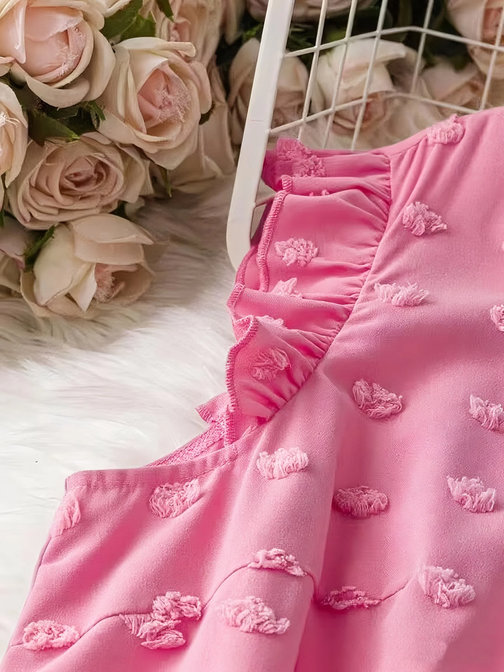 Damen Bluse Elegant mit Rüschen und V-Ausschnitt – Freizeit & Büro - Image 10