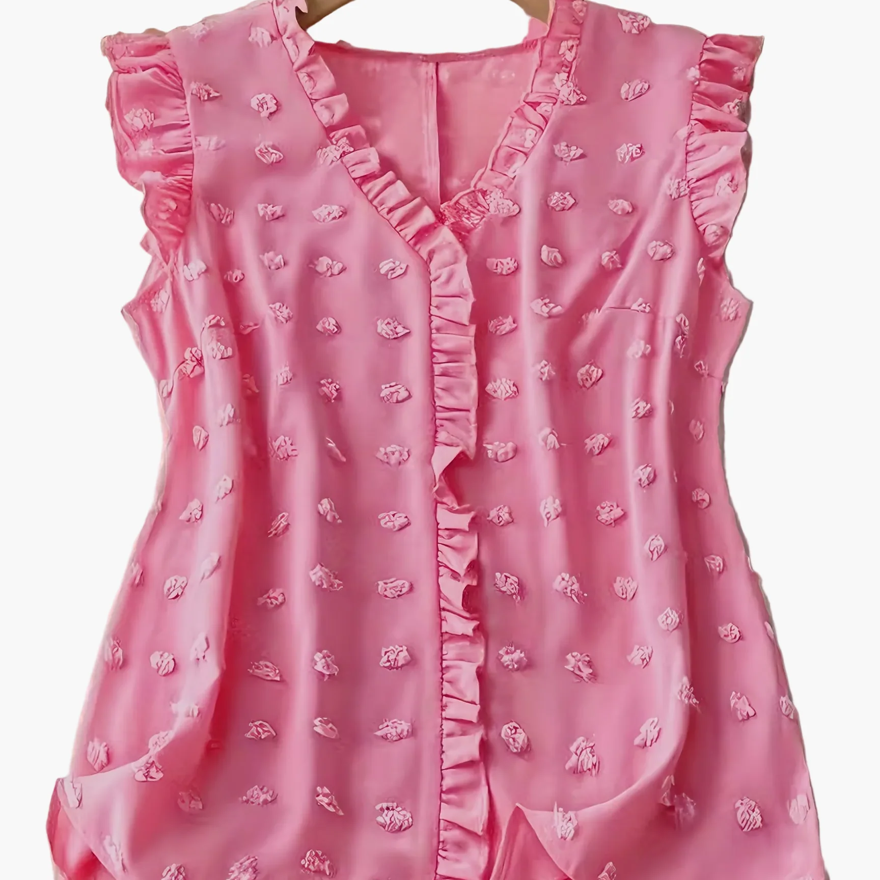 Damen Bluse Elegant mit Rüschen und V-Ausschnitt – Freizeit & Büro - Image 13
