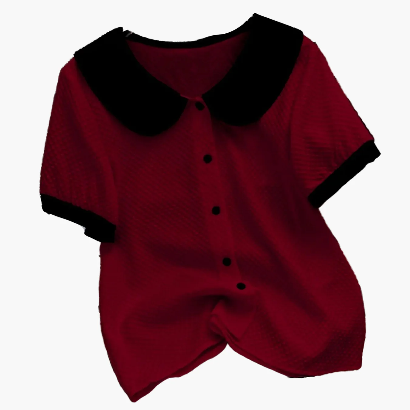 Damen Bluse mit Vintage-Kragen und Knopfleiste – Eleganter Freizeitstil für Büro & Alltag - Image 10