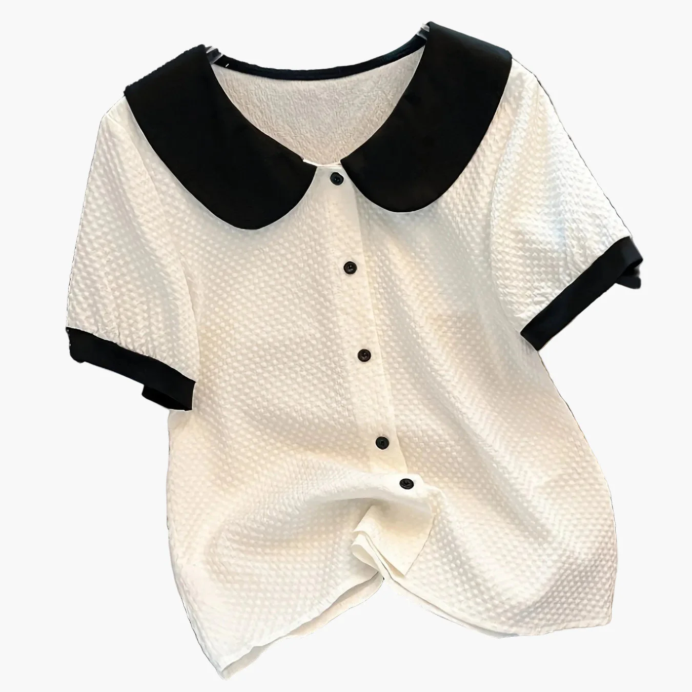 Damen Bluse mit Vintage-Kragen und Knopfleiste – Eleganter Freizeitstil für Büro & Alltag - Image 11