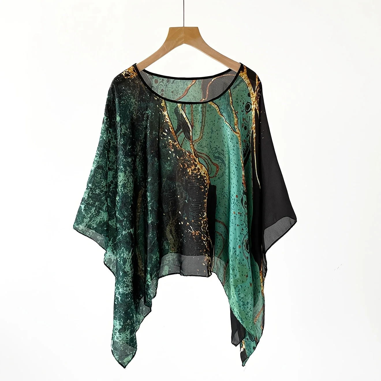 Damen Boho Poncho Tunika – Eleganter Überwurf für Strand und Freizeit - Image 10