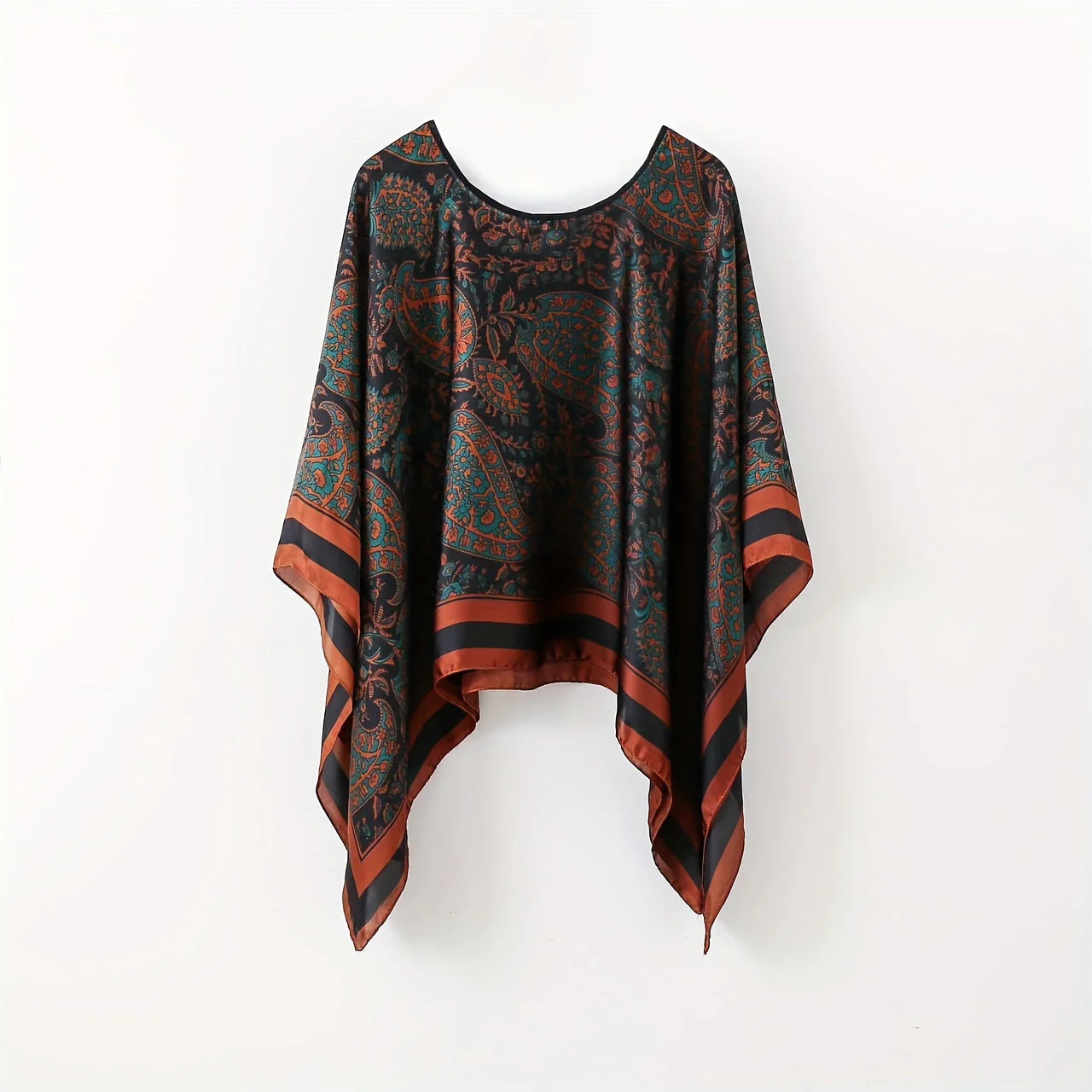 Damen Boho Poncho Tunika – Eleganter Überwurf für Strand und Freizeit - Image 6