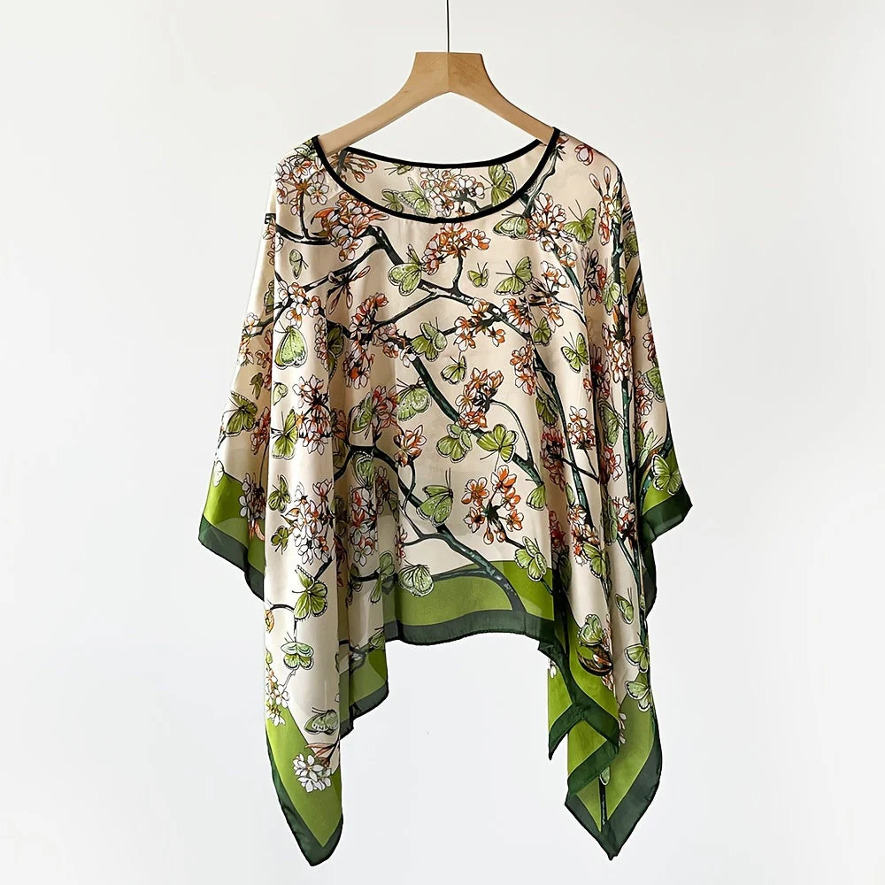 Damen Boho Poncho Tunika – Eleganter Überwurf für Strand und Freizeit - Image 8