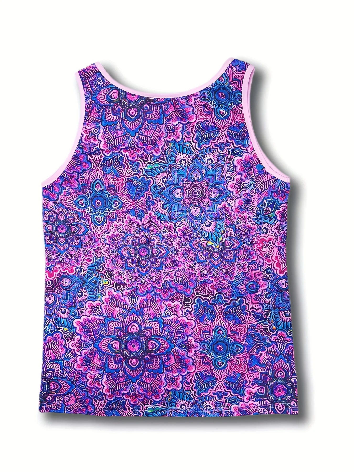 Damen Boho Top mit Tribal-Muster und Knopfleiste – Modisches Sommer Tanktop für Freizeit - Image 9