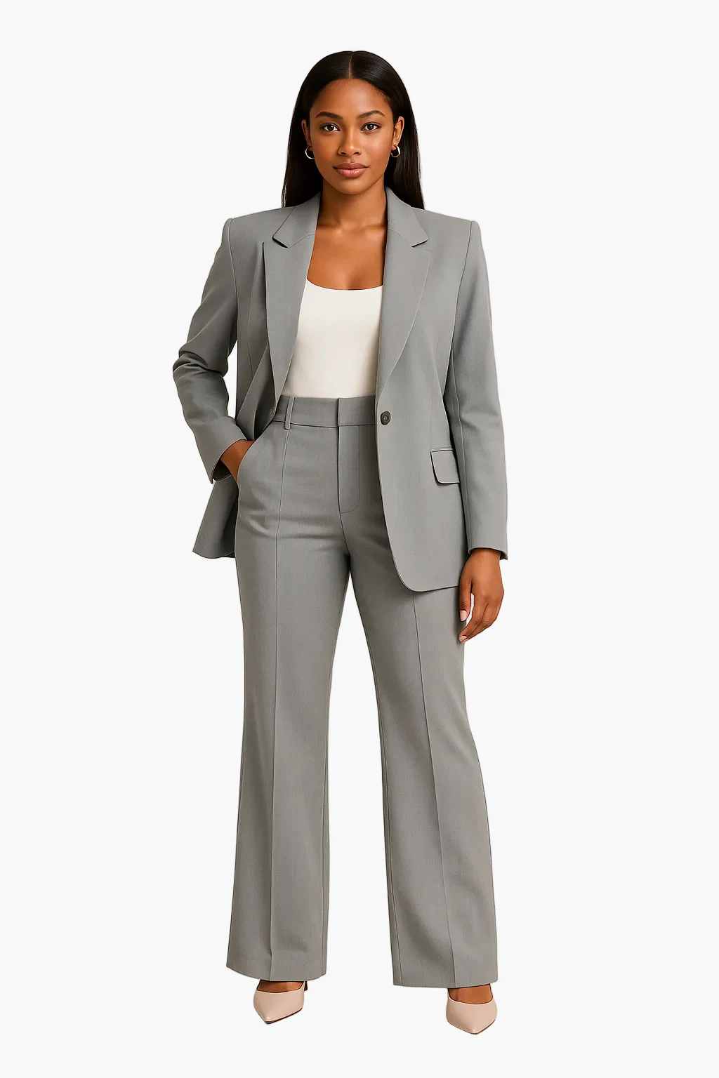 Damen Business Anzug Set – Moderner Blazer & Hose für Büro und formelle Anlässe - Image 4