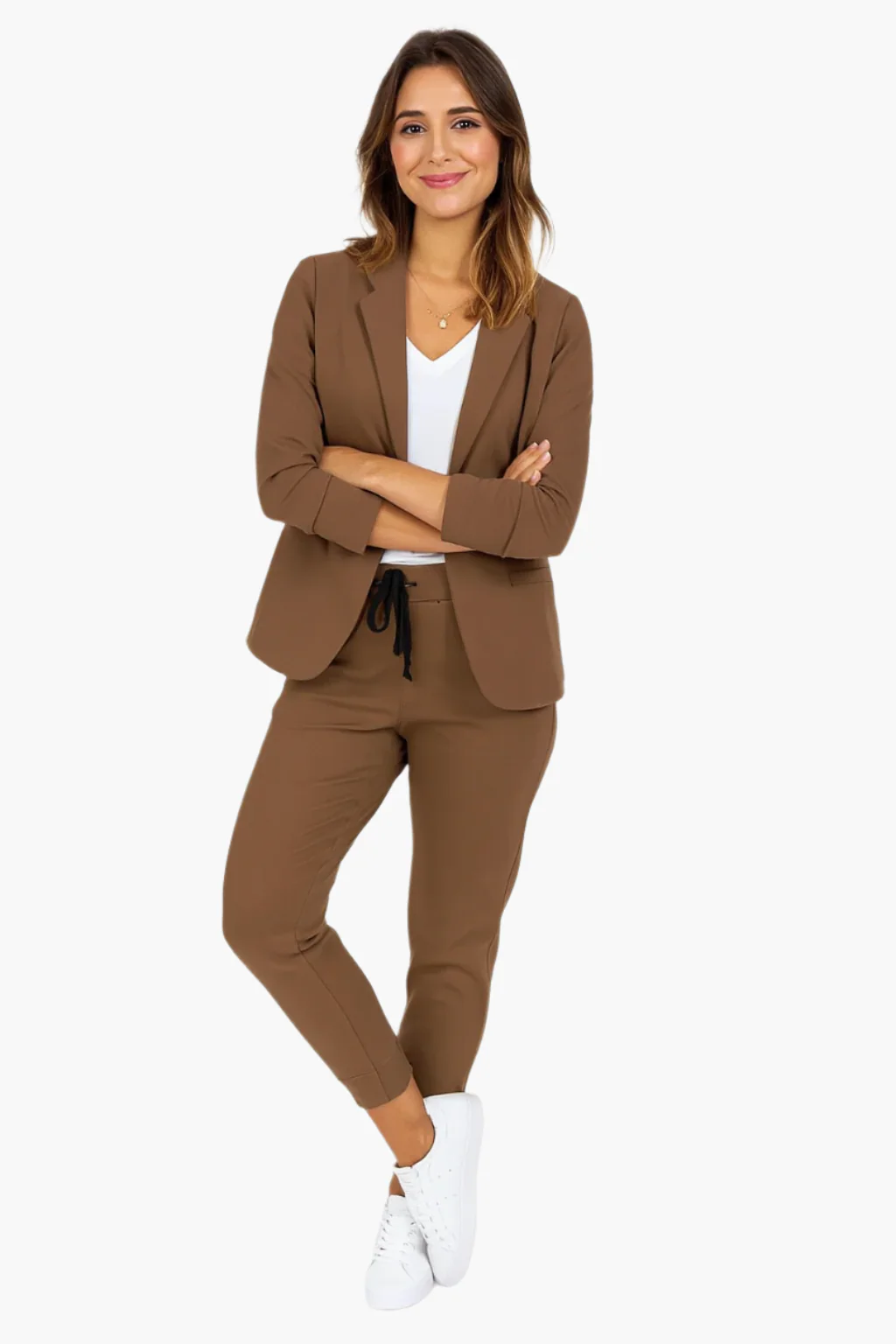 Damen Business Jogger Anzug Set – Blazer & Hose, Modern und Vielseitig für Büro & Freizeit - Image 6