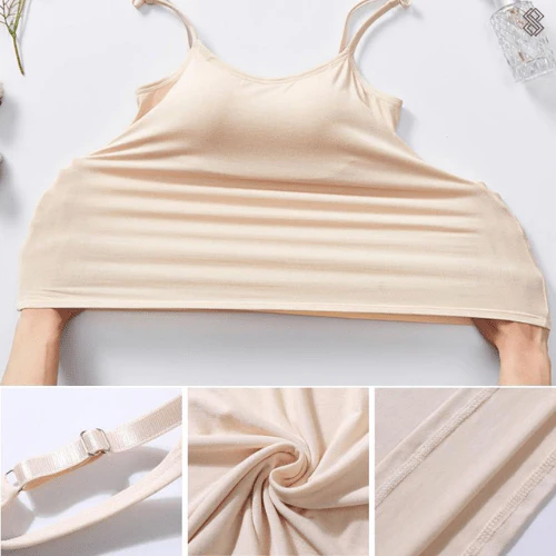 Damen Bustier-Top mit integriertem BH – Nahtloser Komfort und moderner Look für Alltag & Freizeit - Image 3