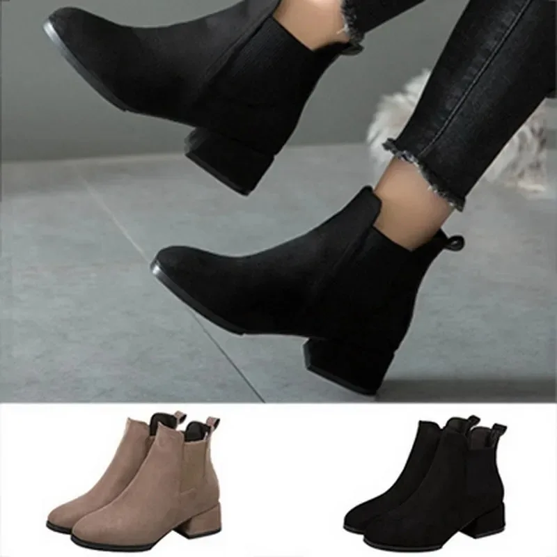 Damen Chelsea Stiefeletten – Modische Ankle Boots für Alltag und Büro - Image 2