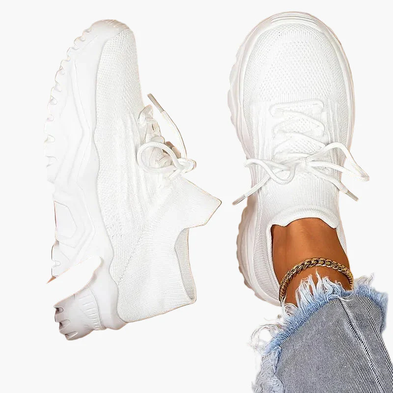 Damen Chunky Sneaker Streetstyle Freizeit Komfort - Image 3
