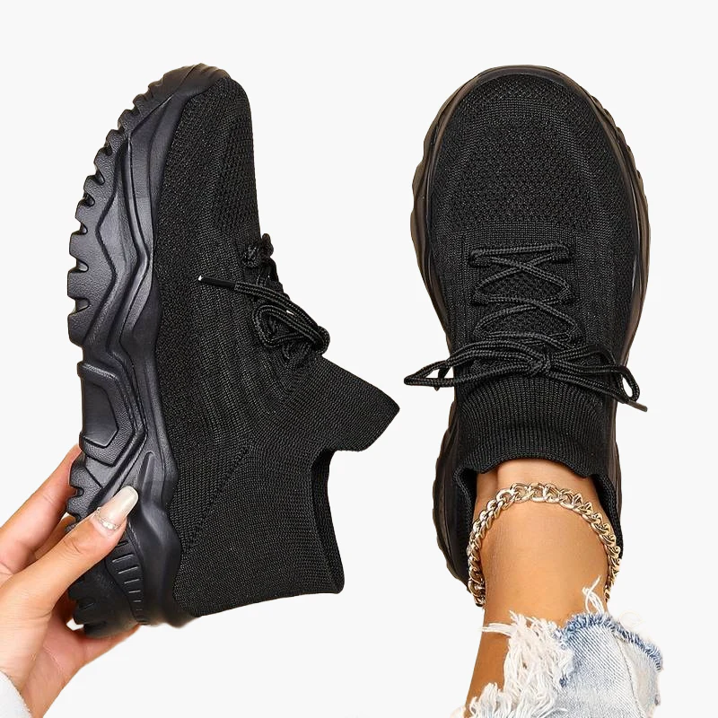 Damen Chunky Sneaker Streetstyle Freizeit Komfort - Image 4