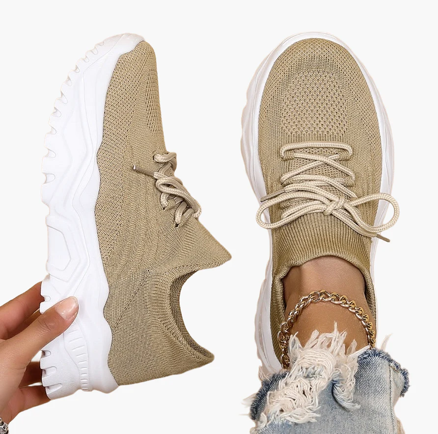 Damen Chunky Sneaker Streetstyle Freizeit Komfort - Image 5