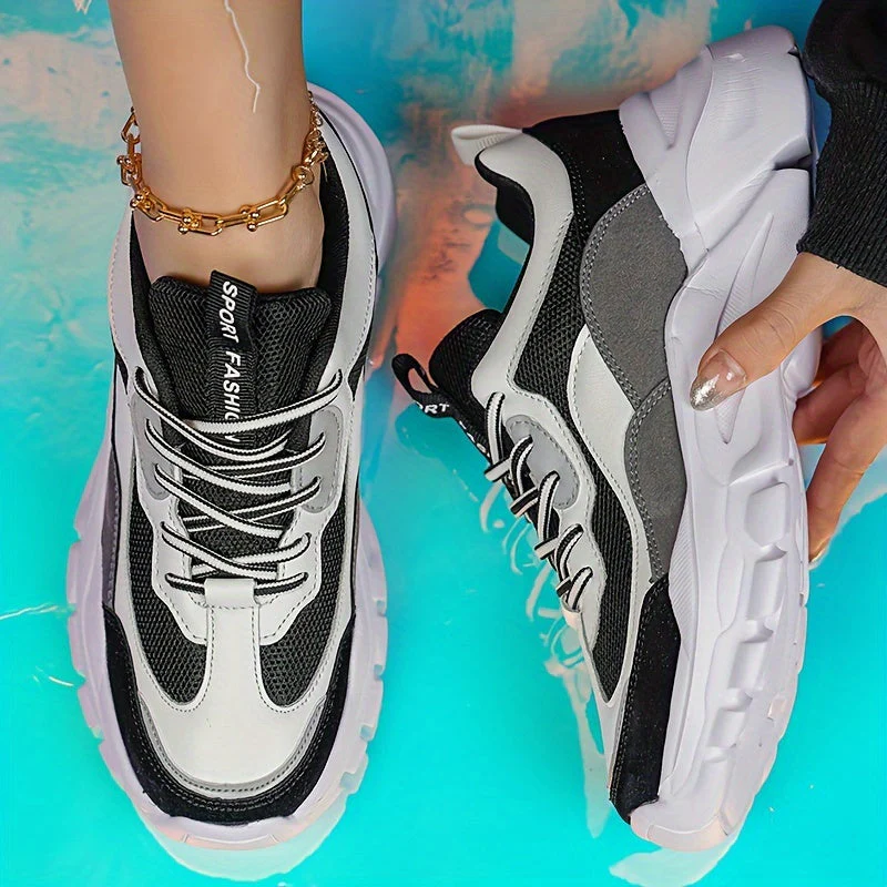 Damen Chunky Sneaker im Trend-Design für Alltag und Freizeit – Sportlicher Streetstyle - Image 5