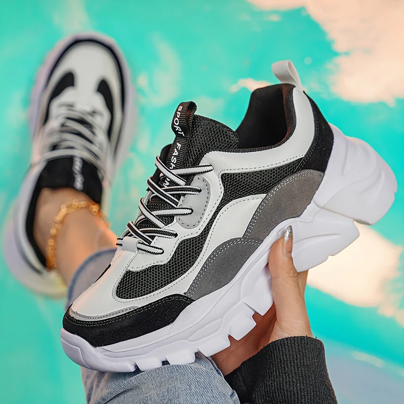 Damen Chunky Sneaker im Trend-Design für Alltag und Freizeit – Sportlicher Streetstyle - Image 6