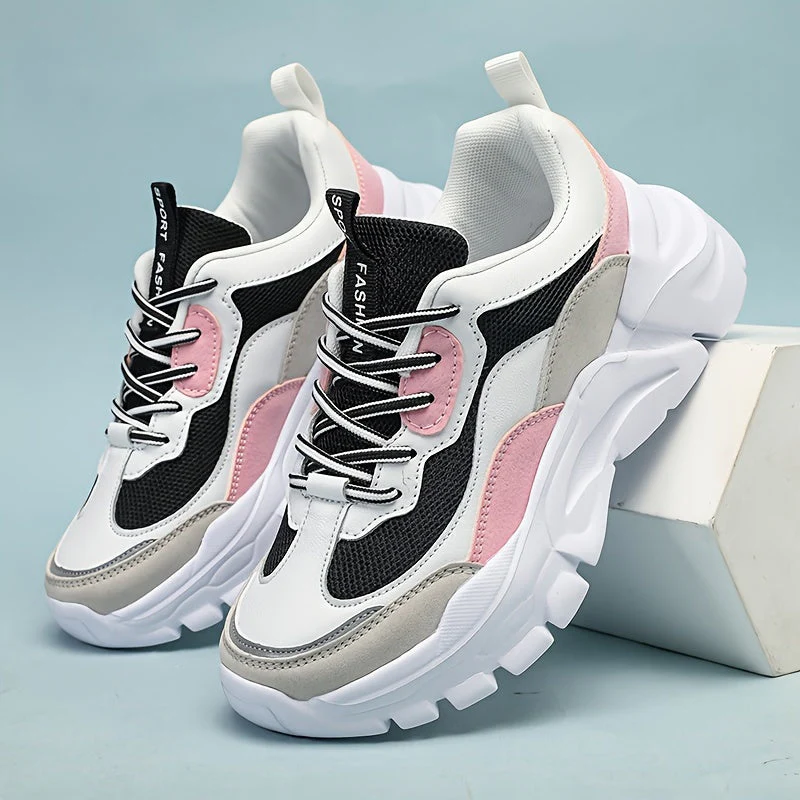 Damen Chunky Sneaker im Trend-Design für Alltag und Freizeit – Sportlicher Streetstyle - Image 9