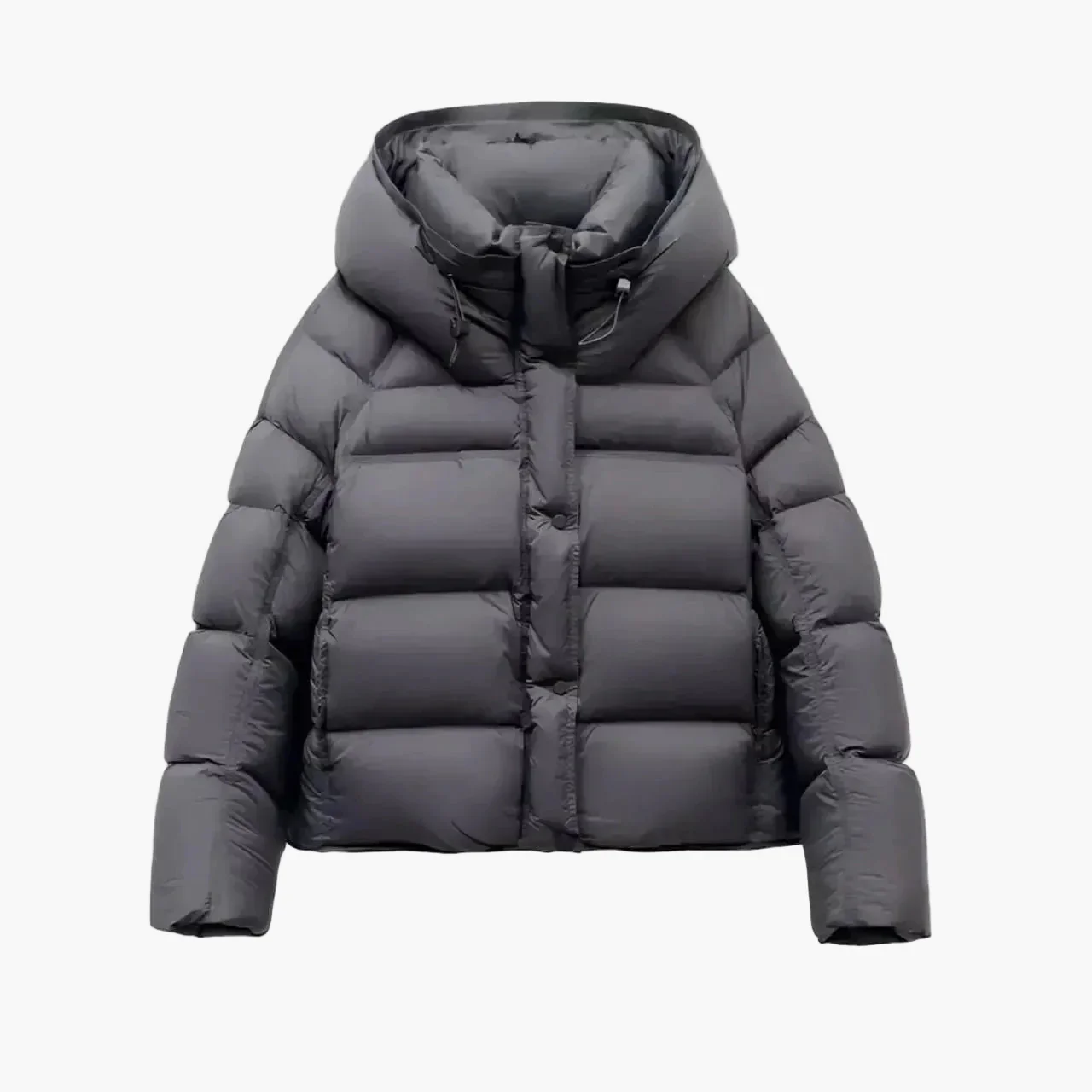 Damen Daunen Steppjacke mit Kapuze – Winter Warm und Bequem, Alltag & Outdoor