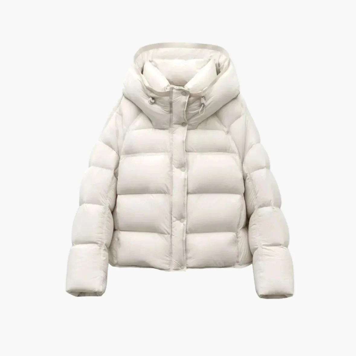 Damen Daunen Steppjacke mit Kapuze – Winter Warm und Bequem, Alltag & Outdoor - Image 3