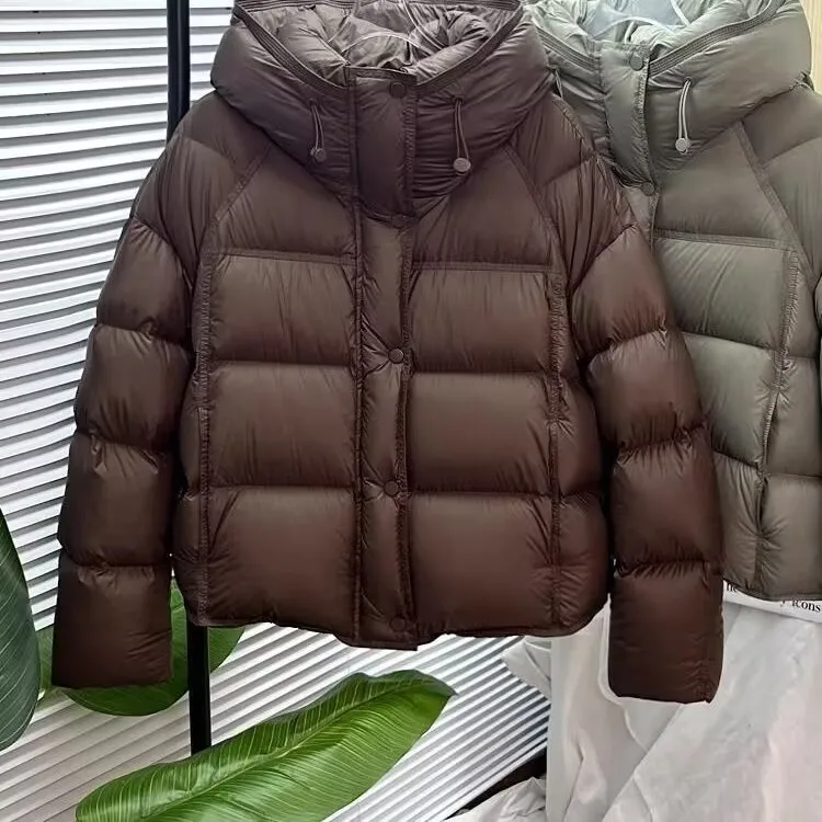 Damen Daunen Steppjacke mit Kapuze – Winter Warm und Bequem, Alltag & Outdoor - Image 6