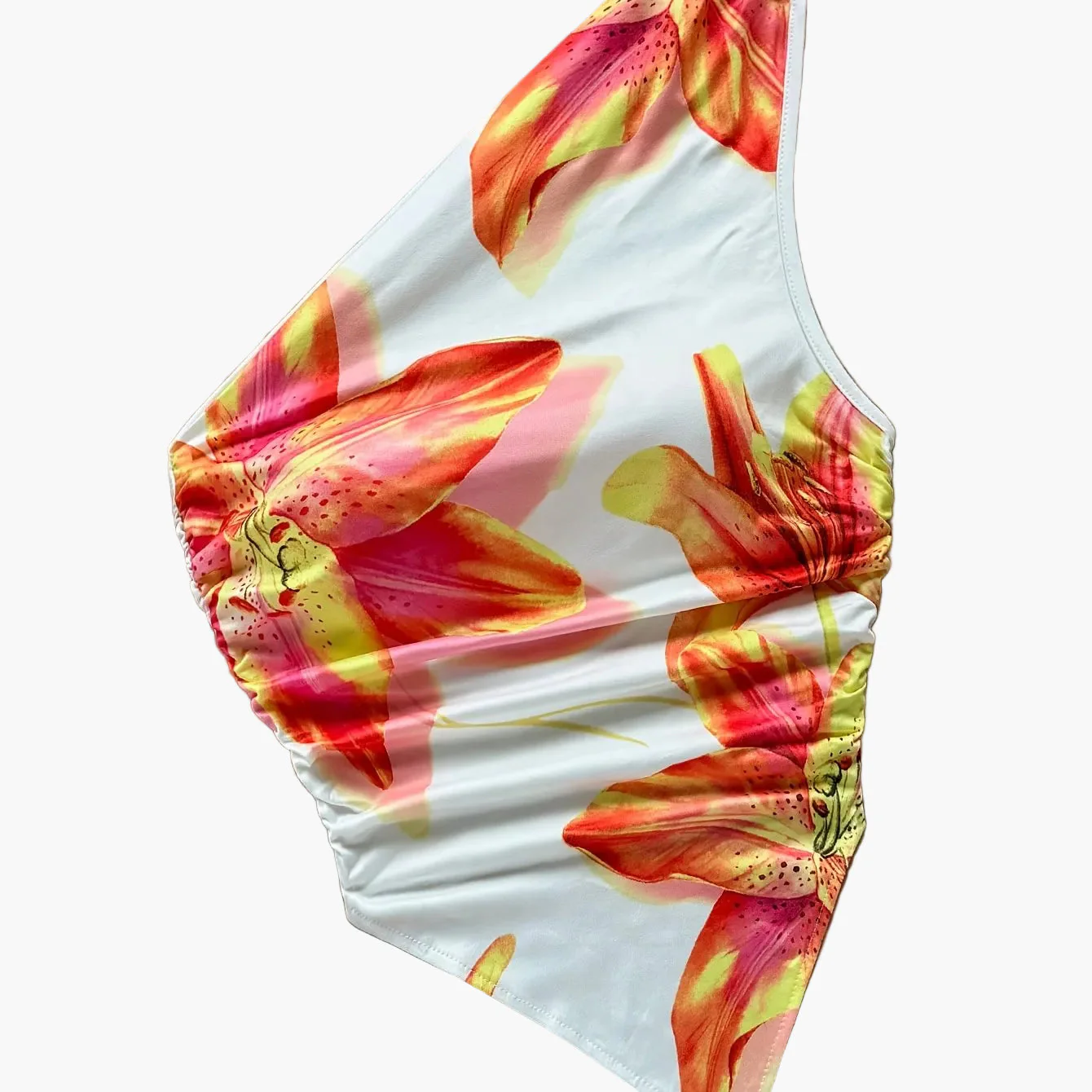 Damen Ein-Schulter Badeanzug Elegant Blumenmuster für Frühling & Sommer - Image 13