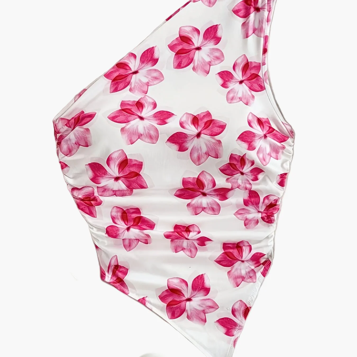 Damen Ein-Schulter Badeanzug Elegant Blumenmuster für Frühling & Sommer - Image 15