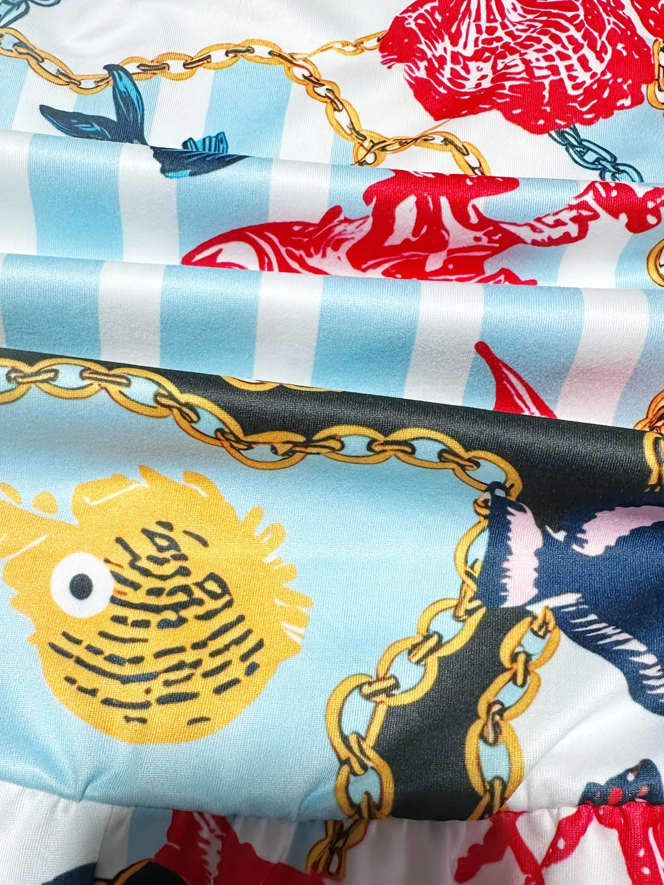 Damen Ein-Schulter Jumpsuit mit tropischem Print – Sommermode für Urlaub & Freizeit - Image 8