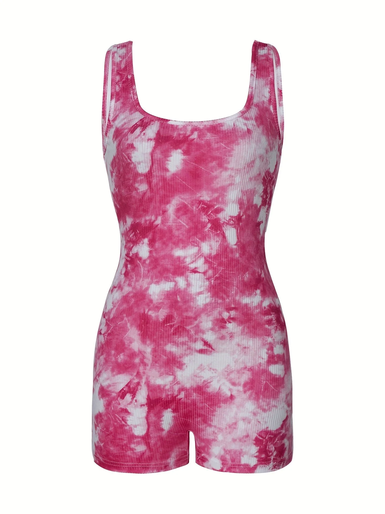 Damen Einteiler Jumpsuit – Modischer Tie-Dye Style für Freizeit und Sommer - Image 7