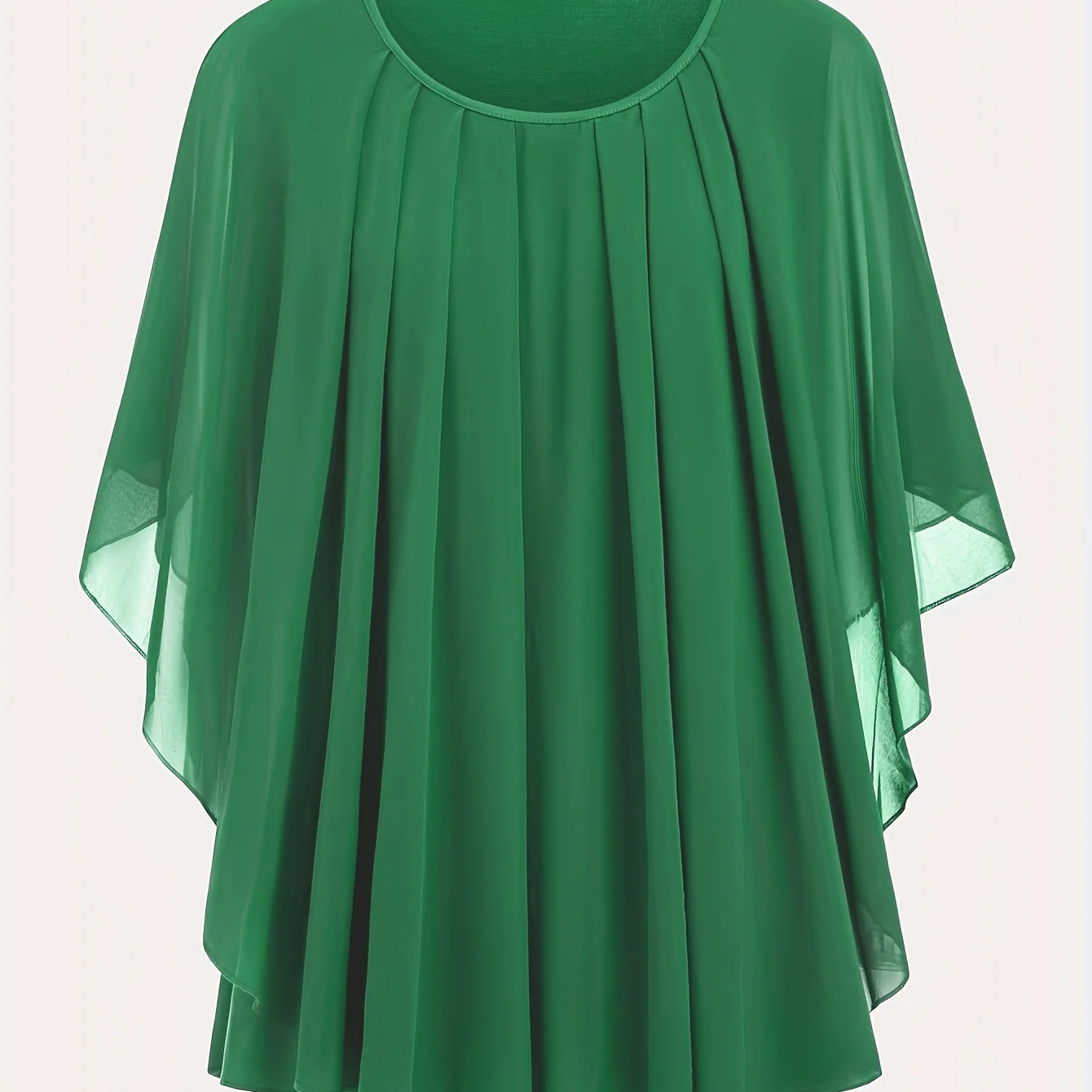 Damen Elegant Weitfallendes Chiffon-Cape-Top für Ausgehen – Oversized Stil - Image 15