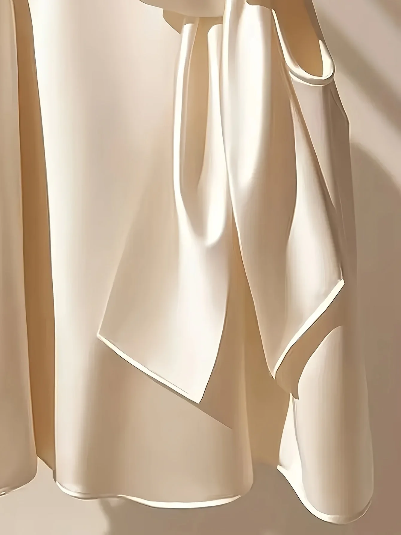 Damen Elegante Ärmellose Bluse mit Schleife und Stehkragen – Perfekt für Ausgehen oder Büro - Image 8