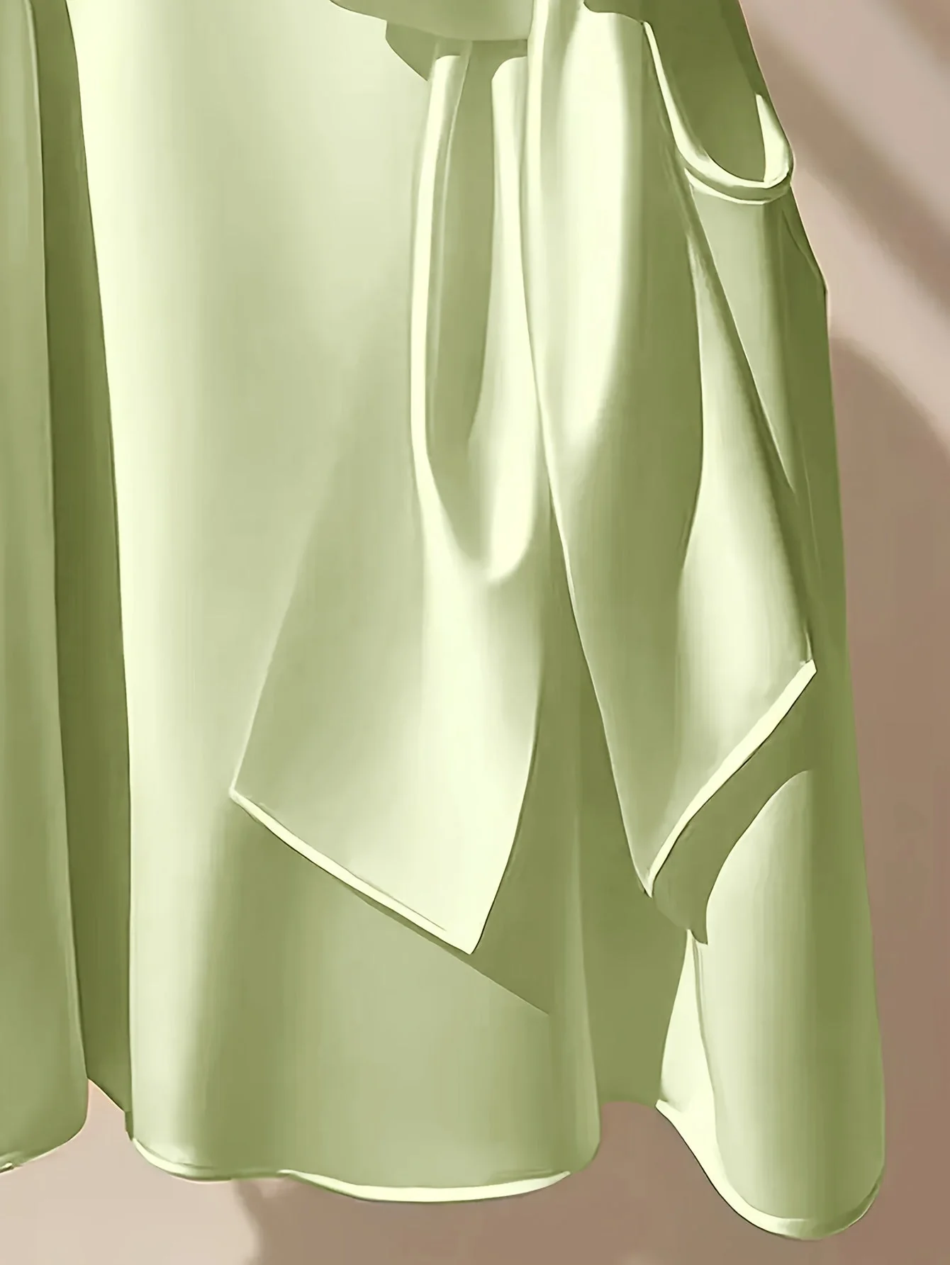 Damen Elegante Ärmellose Bluse mit Schleife und Stehkragen – Perfekt für Ausgehen oder Büro - Image 9
