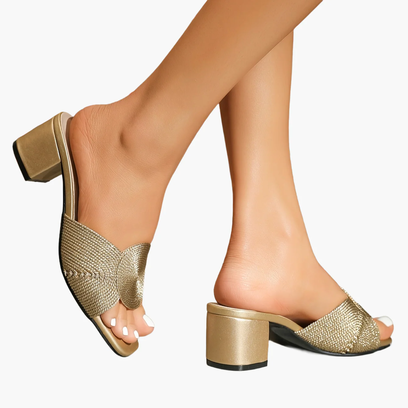 Damen Elegante Blockabsatz-Sandalen mit Riemchendesign für Sommer - Image 7