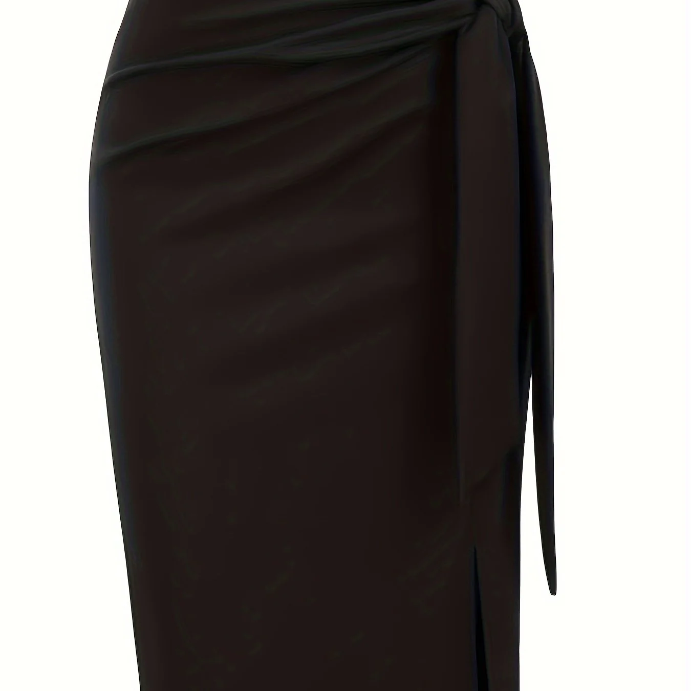 Damen Eleganter Midirock mit Schleifendetail und Schlitz – Perfekt für Büro & Festliche Anlässe - Image 11