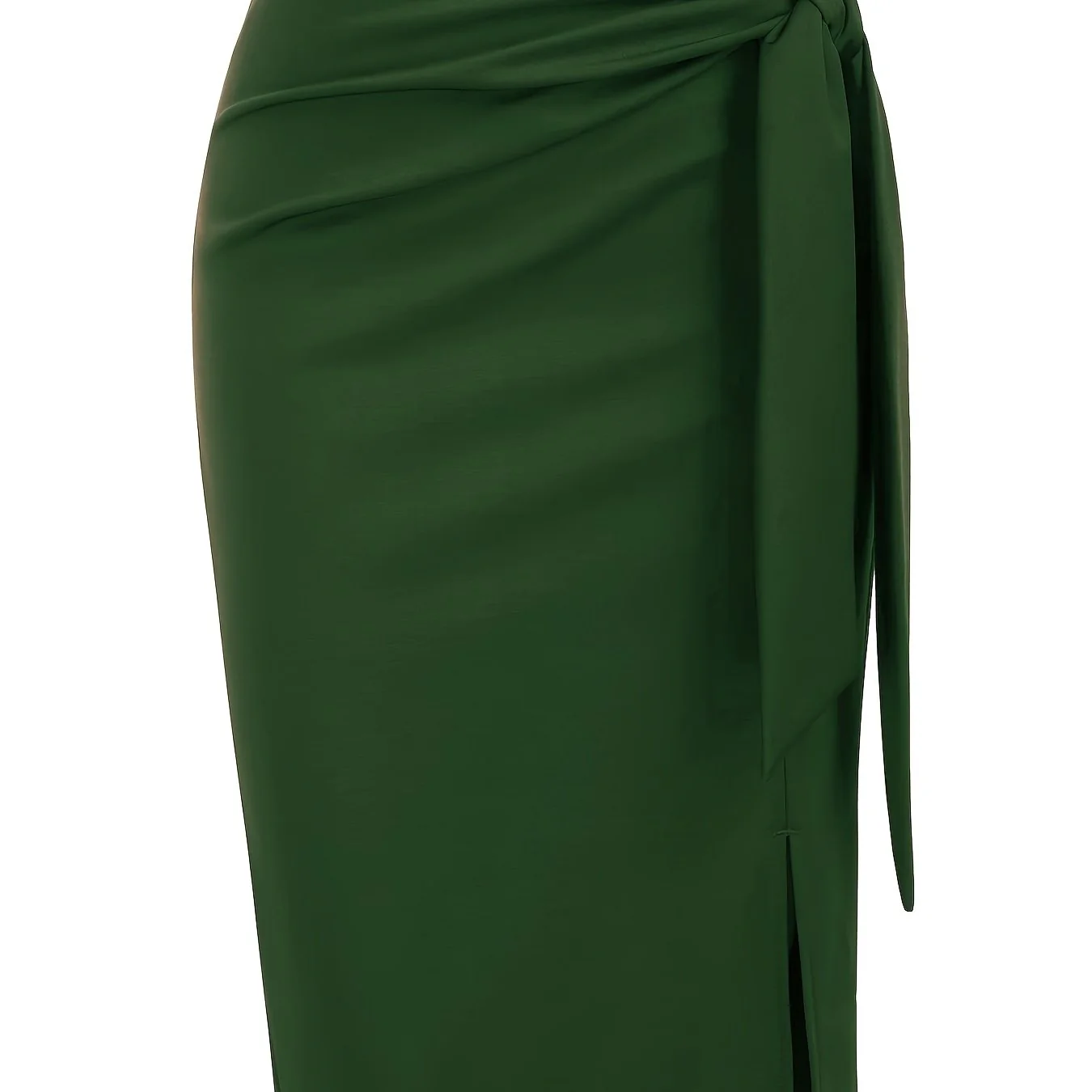 Damen Eleganter Midirock mit Schleifendetail und Schlitz – Perfekt für Büro & Festliche Anlässe - Image 18