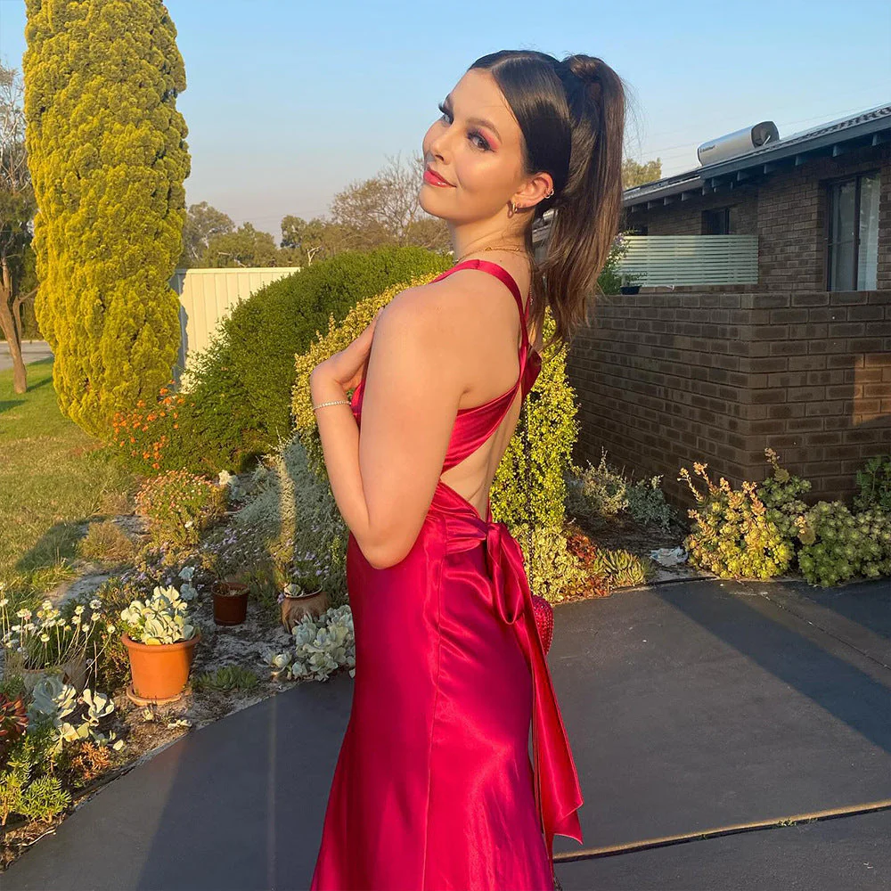 Damen Elegantes Abendkleid im A-Linien-Stil für besondere Anlässe und Partys - Image 4