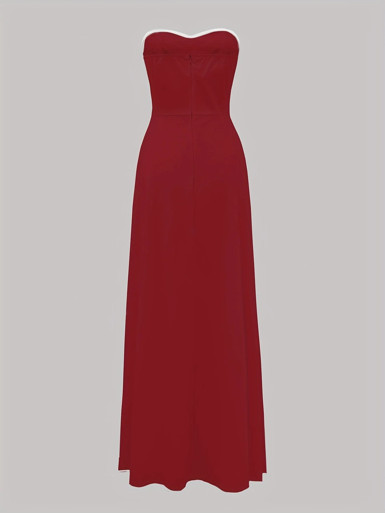 Damen Elegantes Abendkleid mit Bandeau-Oberteil und Knopfleiste – Perfekt für festliche Anlässe - Image 10